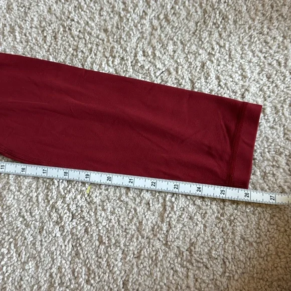 lululemon Align High-Rise Pant 25" Legging Dark Red size 4 - Picture 9 of 9